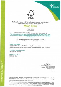 Certifikát FSC_0001